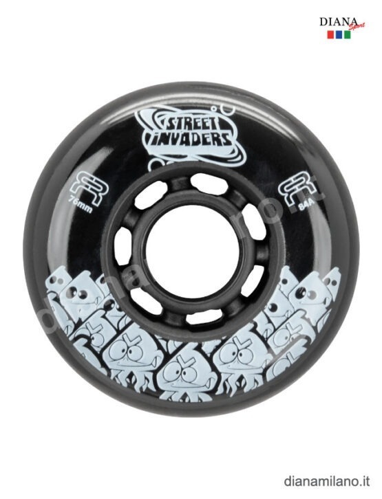FR STREET INVADERS SET 4 RUOTE 76MM-84A (TUTTI I COLORI)