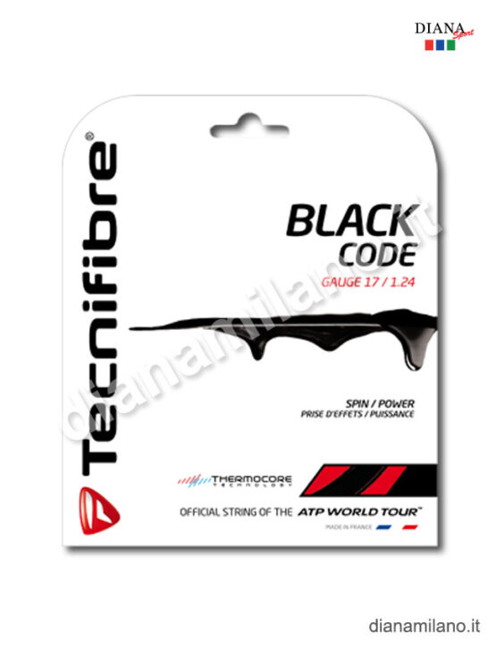 TECNIFIBRE BLACK CODE - 1.24 MM / 17 G - NERO, TU