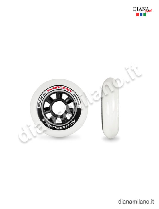 ROLLERBLADE HYDROGEN 84MM-85A (SET 8 RUOTE) - BIANCO, TU