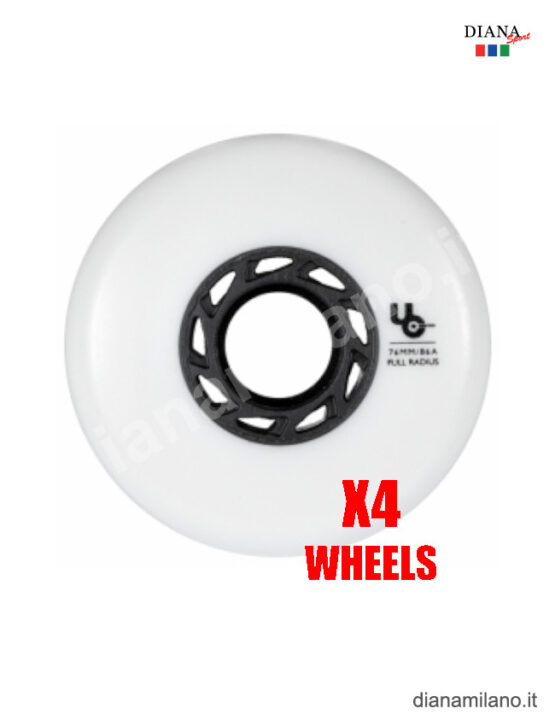 UNDERCOVER TEAM 76mm 86A FULL RADIUS - BIANCO, TU