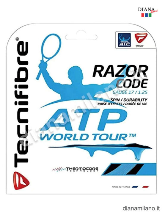 TECNIFIBRE RAZOR CODE - 1.25 MM / 17 G - NERO, TU