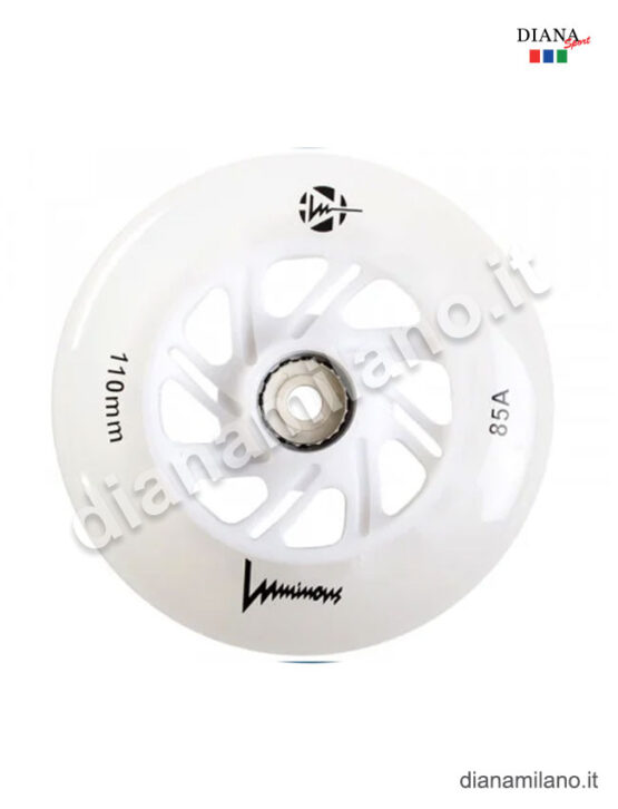 RUOTE FRSKATES LUMINOUS  INLINE 110mm 85A - ROSSO, TU