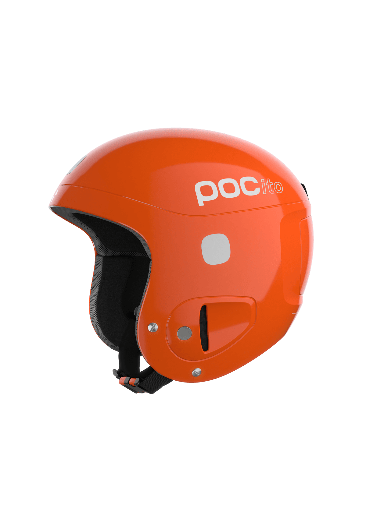Casco sci junior POCito Skull arancione fluorescente