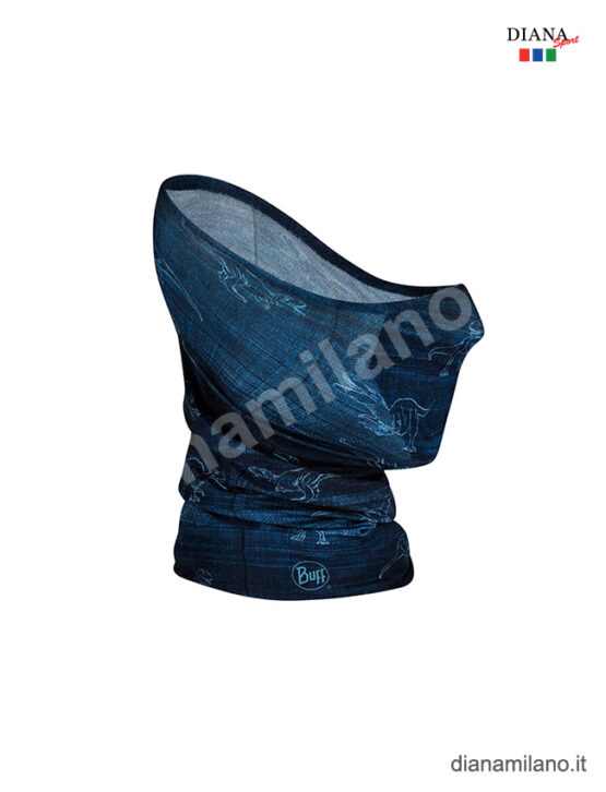 BUFF FILTERTUBE MASCHERA FACCIALE - BLU, TU