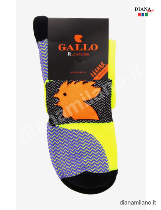 GALLO CALZINI RUNNING - VERDE FLU, TU
