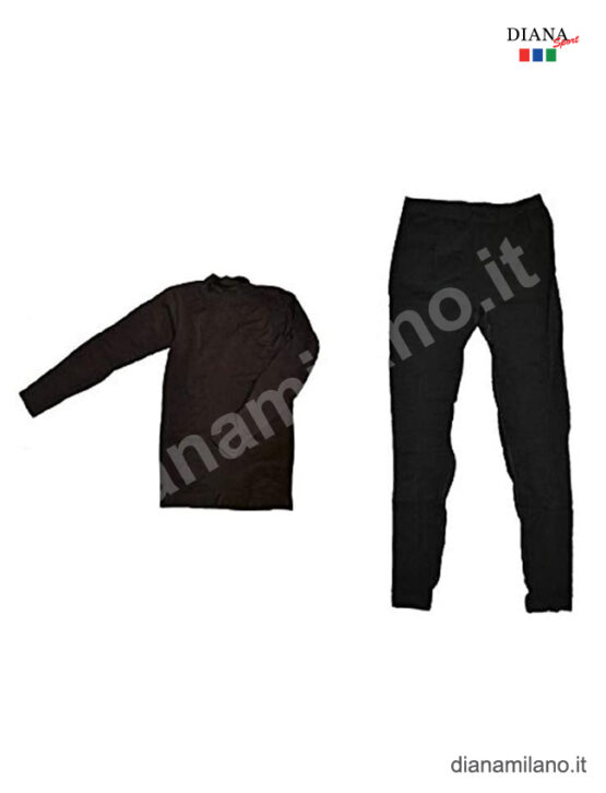 MICO COMPLETO INTIMO TERMICO JUNIOR - NERO, 164