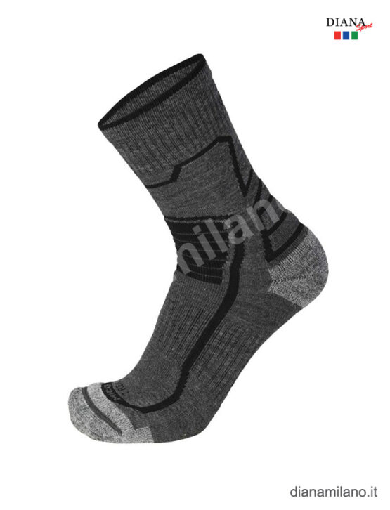 MICO MEDIUM WARM MERINO CALZE UNISEX - GRIGIO, 46
