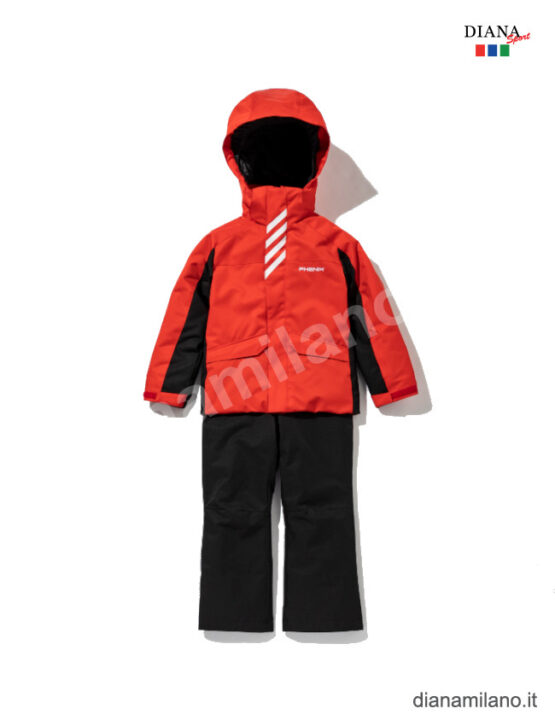PHENIX GIACCA A VENTO + PANTALONE IMBOTTITO JUNIOR - ROSSO, 16