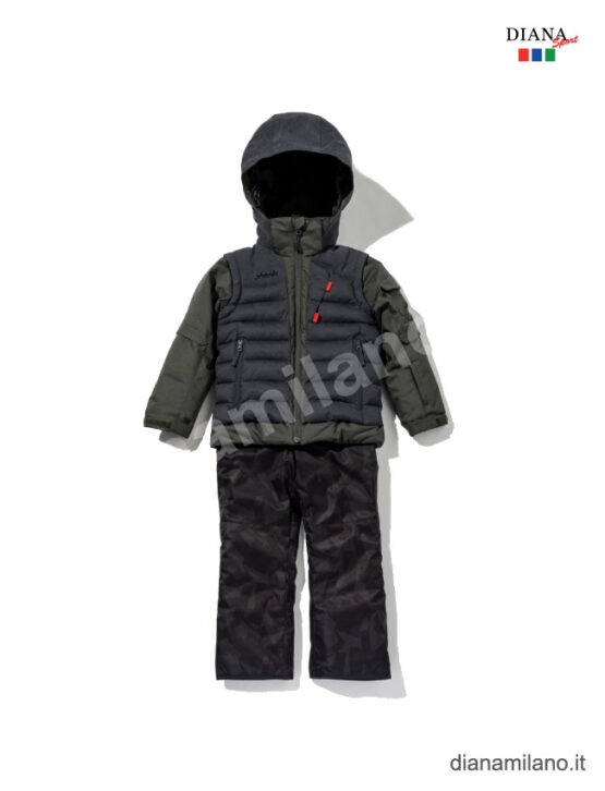 PHENIX GIACCA A VENTO PANTALONE IMBOTTITO JUNIOR - CAMUFLAGE, 16.