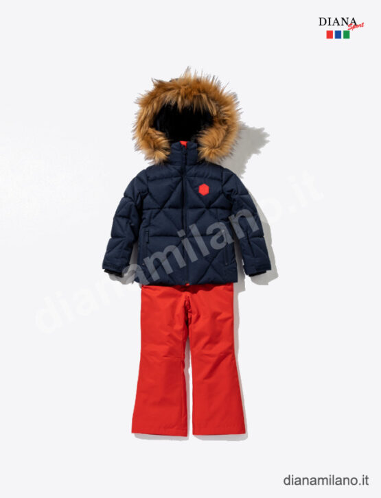 PHENIX GIACCA A VENTO PANTALONE IMBOTTITO JUNIOR - BLU, 16
