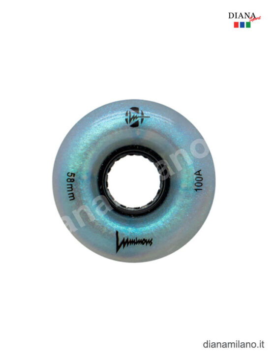 LUMINOUS  LED QUAD WHEEL 58mm 97A - BIANCO FANTASIA, TU