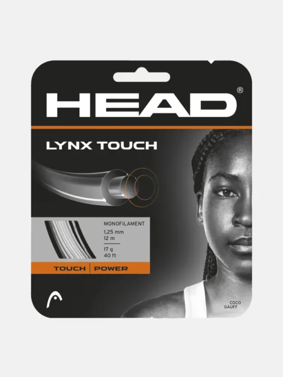 Blister corde da tennis HEAD Lynx Touch 1,25 mm transparent black