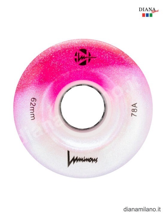 RUOTE LUMINOUS QUAD 62mm 78A (4 PACK)