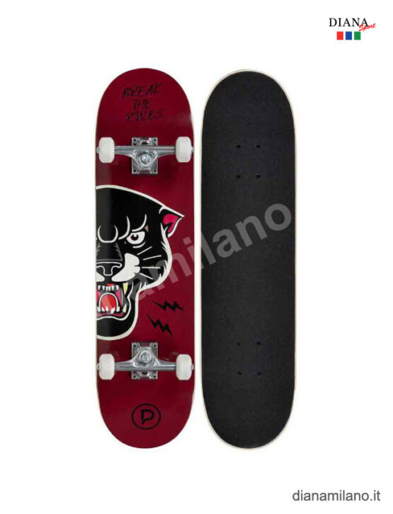 PLAYLIFE SKATEBOARD BLACK PANTHER 31''x8'' - NERO FANTASIA, TU