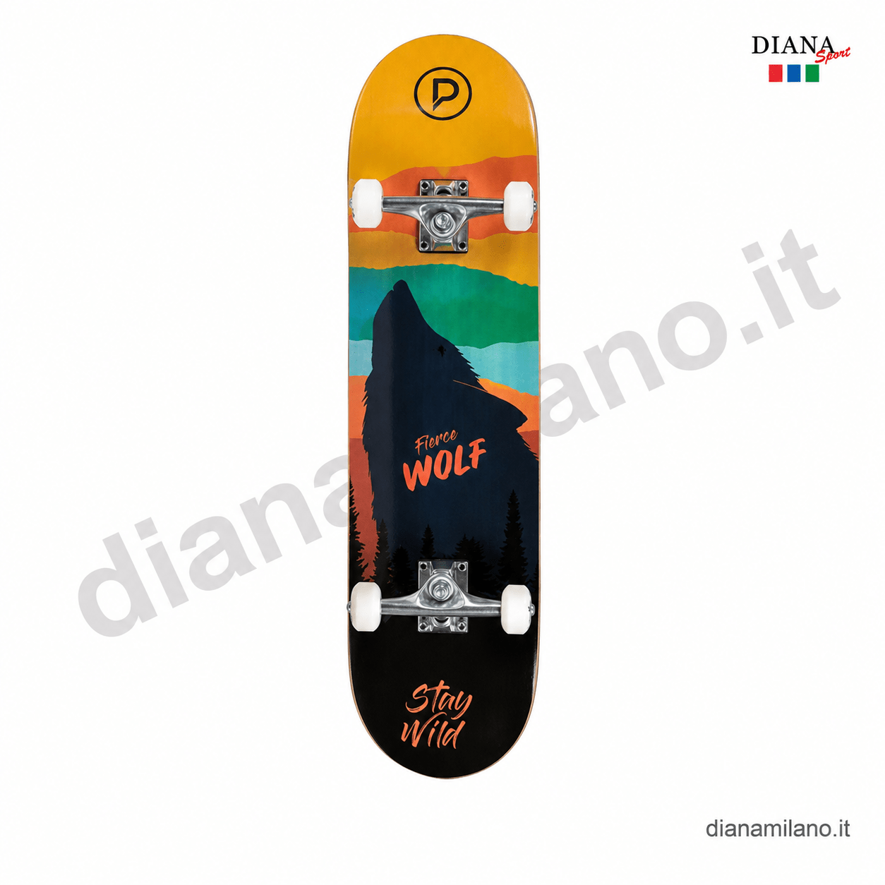 PLAYLIFE SKATEBOARD FIERCE WOLF 31''x8''