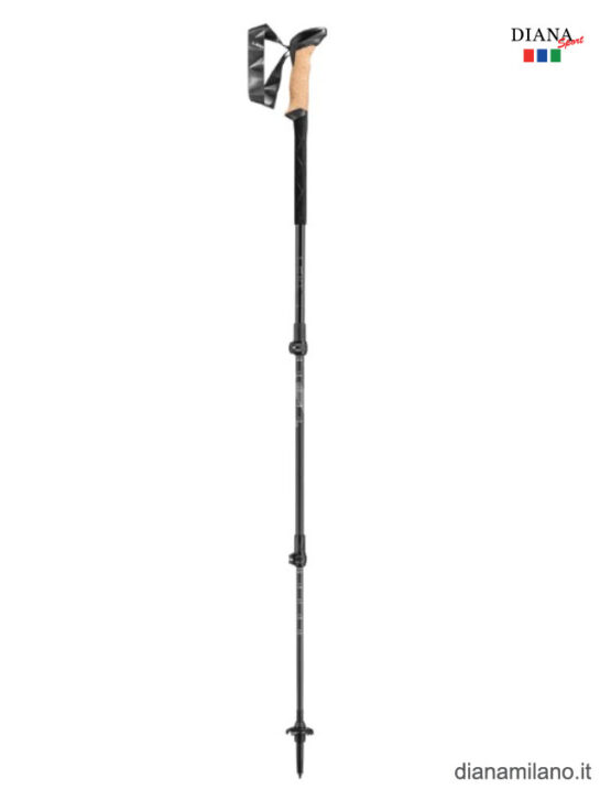 LEKI BASTONCINI BLACK SERIES CARBON ALLUNGABILI - NERO, TU