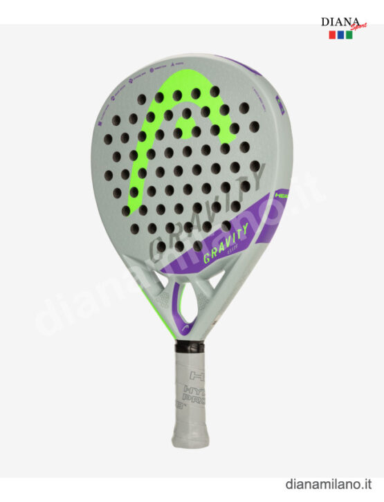 HEAD GRAVITY ELITE RACCHETTA PADEL - GRIGIO, TU