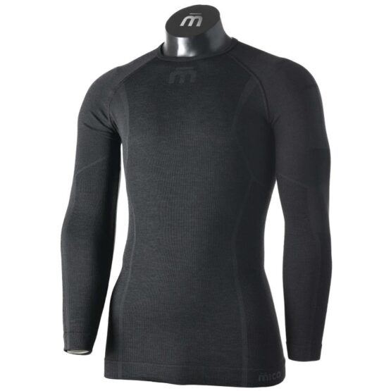 Maglia uomo Mico Superthermo Dualtech Merino Skintech nera