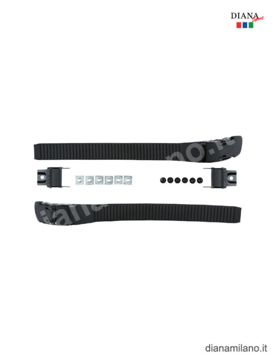 FR - SPIN BUCKLE SET - BLACK - PAIR - NERO, 180