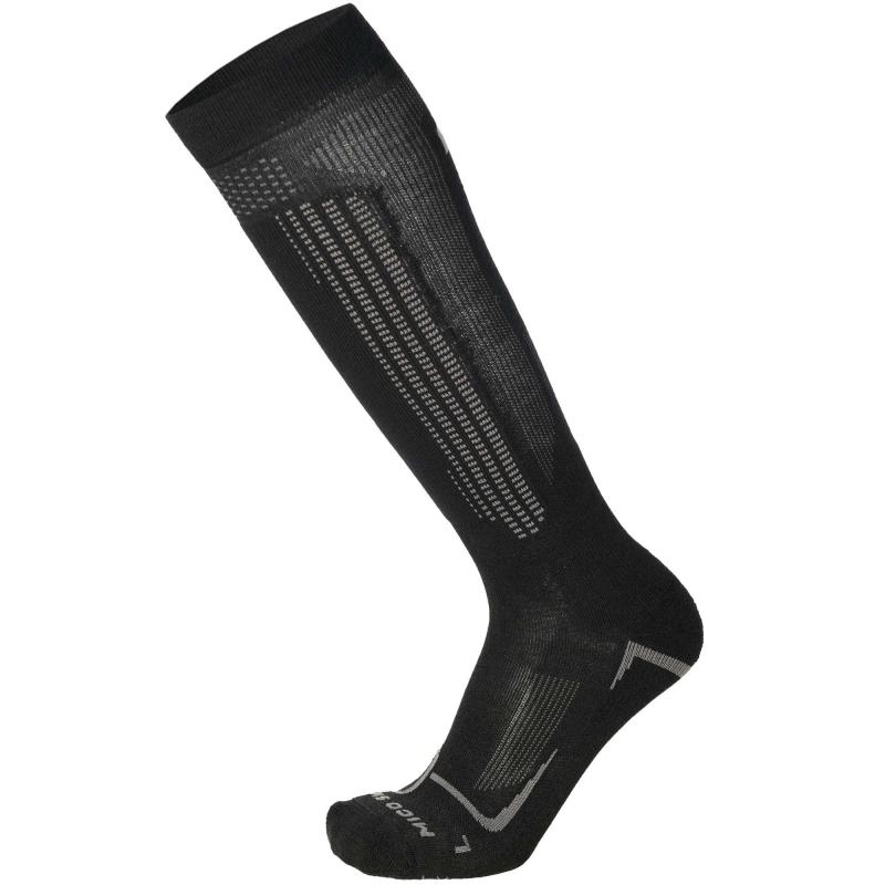 Calza sci Mico Medium Weight Superthermo Primaloft merino seta nera
