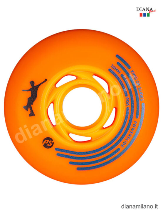POWERSLIDE King of Slides 76MM/90A, 4-pack - ARANCIO, TU
