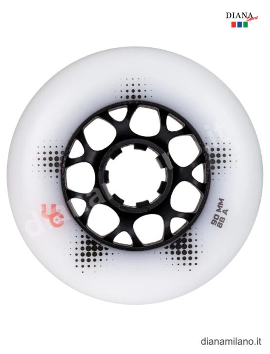 UNDERCOVER TEAM PRO 90MM 88A WHITE, 4-RUOTE