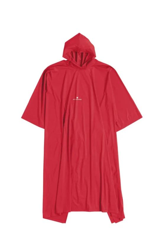 Mantella impermeabile Ferrino Poncho Junior rossa