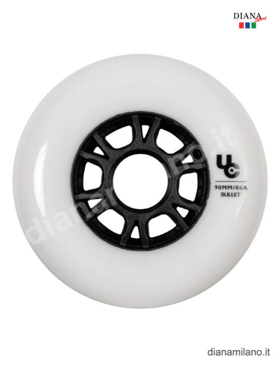 UNDERCOVER TEAM 90MM 86A BULLET - BIANCO, TU